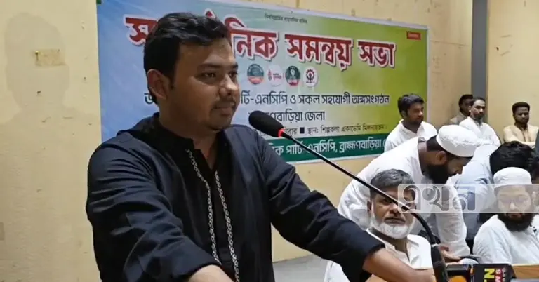 এনসিপির যুগ্ম আহ্বায়ক সারোয়ার তুষার